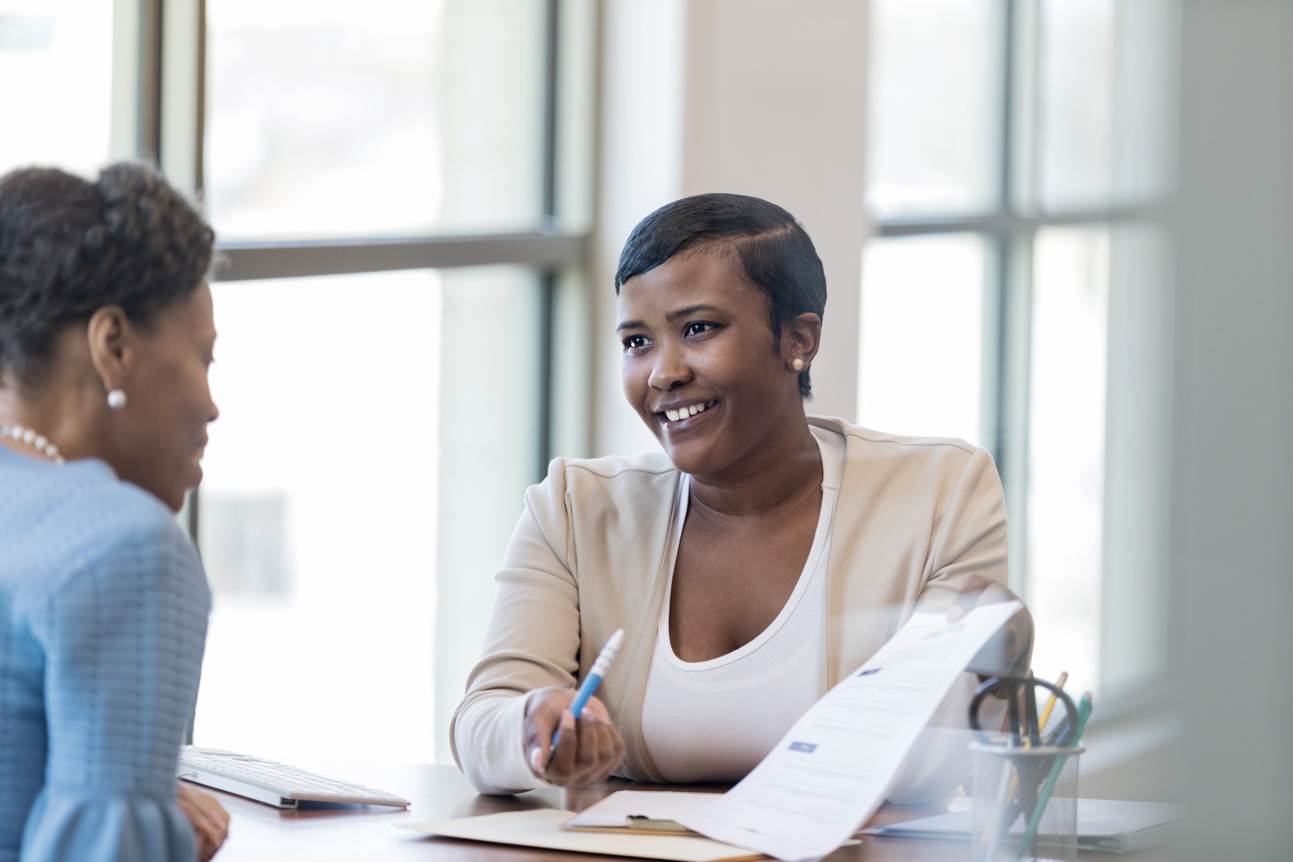 NewHeader Meeting with an experienced advisor