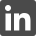 linkedin social icon